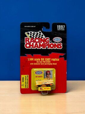 RARE - AUTOGRAPHED NHRA Racing Champions Troy Coughlin 1997 Edition COLLECTIBLE